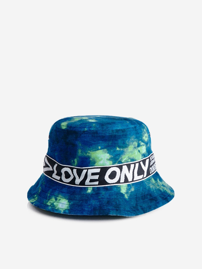 LOVE ONLY slogan tie dye hat - Blue - Accessories - PortsV