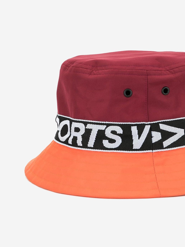 LOVE ONLY slogan colourblock hat - Red - Accessories - PortsV