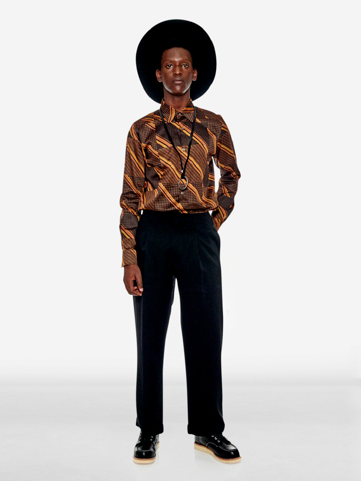 portsV 長袖シャツ　Sサイズ Ports V graphic-print long-sleeve Shirt | White | FARFETCH